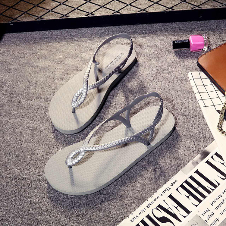 2021 Summer Women Sandals Shoes Outdoor Slides Slippers Custom Design Rubber Beach Flip Flops