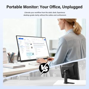 Moniteur externe ultra-fin de 23,8 pouces, 1920x1080, 144 Hz, synchronisation adaptative, luminosité de 250 nits pour les jeux compétitifs - Product Image 5