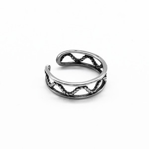 yunnique Open Top <b>Ring</b> Geometric Design <b>Titanium</b> Steel 316 Stainless Steel Fashion Jewelry Gift - Product Image 5