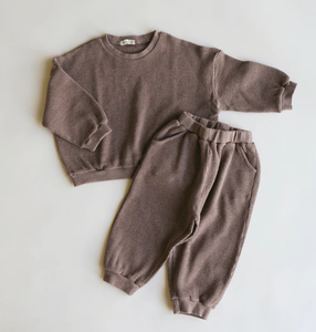 Set Jogger per bambini Unisex felpe a maniche lunghe Casual a maniche lunghe e <span class=keywords><strong>pantaloni</strong></span> sportivi per ragazzi e ragazze - Product Image 3