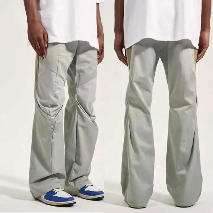 Men's Casual Loose Designer Wide Leg Pants Casual Men's Pants Nylon Cotton Vipers Men's Overlay Sweatpants