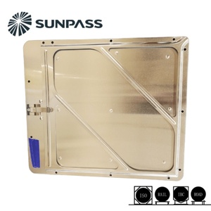 Sunpass Aluminum <strong>Placard</strong> <strong>Holder</strong> with Stainless Steel Clips for Container Spare Parts