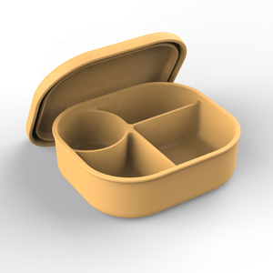 Lonchera Bento de Silicona Nueva para Niños, Lonchera de Silicona Libre de BPA, Lonchera de 4 Compartimentos, Lonchera Bento de Alta Calidad - Product Image 6