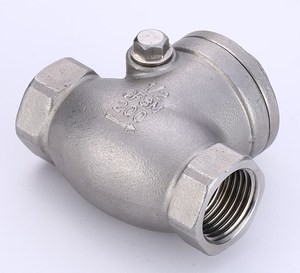 Chất Lượng Cao 304 316 Thép Không Gỉ NPT <span class=keywords><strong>Threaded</strong></span> Mùa Xuân Và Swing Kiểm Tra Van - Product Image 5