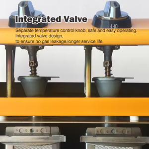 Đồ nấu nướng cắm trại hồng ngoại gốm 4 đầu đốt trên <span class=keywords><strong>gas</strong></span> grills máy - Product Image 4