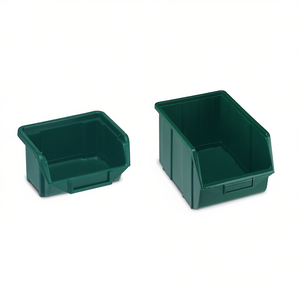 TTAKE Take Combo Box Eco Tool Containers 2 Pack Green <b>Storage</b> <b>Bins</b> For Workshop Organization - Product Image 2
