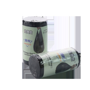Sacs poubelles noirs épais et résistants à la déchirure, 100 pièces, grande taille, logo personnalisé, pour usage domestique et hôtelier - Product Image 3
