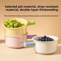 Écumoire multifonctionnelle en plastique pour légumes et fruits, panier de lavage double couche avec filtre à résidus alimentaires pour évier de cuisine