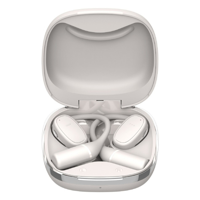 V49 Sweatproof & Lightweight 50H Long Battery Life OWS Open-Ear BT Headphones - Wireless Sport Earphones for Running Gym