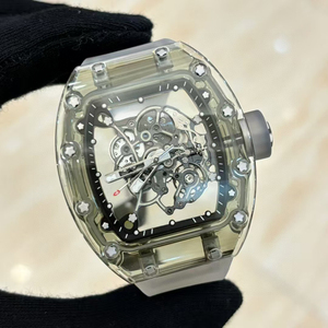 Montre mécanique automatique de luxe haut de gamme pour homme, avec tourbillon transparent et squelette, idéale pour le sport et les affaires - Product Image 2