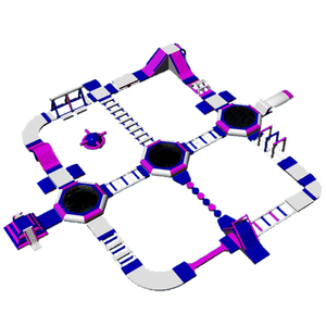 Jouet gonflable flottant pour parc aquatique gonflable, pas <span class=keywords><strong>cher</strong></span>, course d'obstacle d'eau, à vendre - Product Image 4