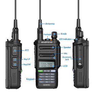 Radio Bidireccional <span class=keywords><strong>Baofeng</strong></span> UV-9R <span class=keywords><strong>Pro</strong></span> V2 2026 de Largo Alcance, Triple Potencia, Copia de Frecuencia Inalámbrica, Resistente al Agua IP68, Tipo-C - Product Image 4