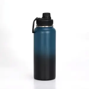 Wholesale Custom Logo 32oz 40oz Flask Stainless Steel Vacuum Flask Water Bottle Thermal Flask Bottle Hot Water Bottle