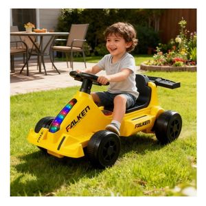 Innovative Education Music Lamp Ride on Car Featuring Pedal Control Single 380 Motor Black <b>Frame</b> Designed for Safe Operation - Product Image 4