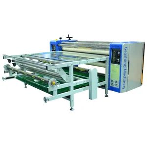 Machine d'impression de Textile de calendrier de Sublimation de rouleau à rouleau de chauffage d'huile de GS-R168 20x170cm