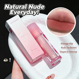 OEM/ODM <span class=keywords><strong>JOJO</strong></span> DIARY Labial Líquido Mate Aterciopelado Tono Nude Cálido Hidratante No Reseca Resistente a la Transferencia Larga Duración Tinte Labial <span class=keywords><strong>de</strong></span> Moda - Product Image 2