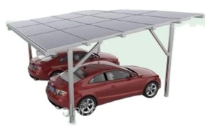 Structure de carport solaire en aluminium personnalisée en gros, système de montage solaire, abri pour voitures à usage résidentiel et commercial - Product Image 5