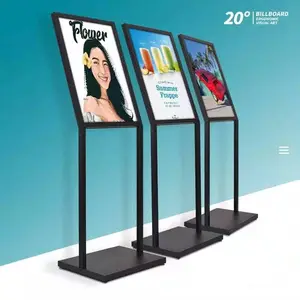 Goedkope Prijs H Vorm Metalen Outdoor Single Side Foam Board Poster Displaystandaard