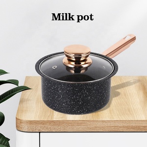 הגעה חדשה וולאס 8 חלקים כלי בישול ברזל יצוק סט עם מכסה זכוכית מחוסמת מוכן לסביבה - Product Image 5