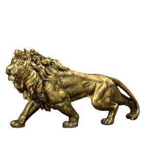 Personalizzato 36cm 14 "in resina di grandi dimensioni collezione di fauna selvatica corona di leone, 27cm re della foresta statua scultura, decorazione per la casa - Product Image 4