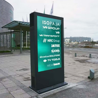 IP65 Outdoor Digital Signage Double Side Totem Led Screen La publicité extérieure a mené les affichages d'affiches pour un usage commercial