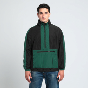 Casual Style Full <b>Zipper</b> Mens Windbreaker <b>Jacket</b> Performance Windproof Waterproof Fabric Hooded Men <b>Jacket</b> - Product Image 1