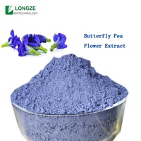 Natürliches Pigmentblau in Großmengen, Blumenextrakt-Rohstoff, Schmetterlingserbsenblüten-Pulver