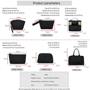 Borsa da Viaggio Portatile con Cerniera di Grande Capacità, Organizer per Cosmetici per Weekend con Manico, Direttamente dalla Fabbrica - Product Image 2