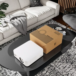 Junuo thông minh bản địa 1080P điện tử j318 Màn hình máy chiếu xách tay máy chiếu tự động lấy nét 360ANSI Lumens LCD Máy Chiếu <span class=keywords><strong>Mini</strong></span> 4K - Product Image 3