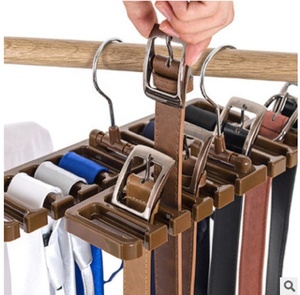 <strong>Multi</strong> Functional Plastic Fancy Belt Scarf Tie Home Storage Artifact <strong>Hanger</strong> - Product Image 2