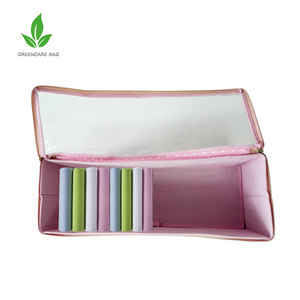Reusable storage box foldable cloth organizer storage bin multifunction non-woven Drawer Basket Clothes Storage Box
