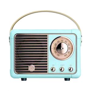 Small Wireless BT <b>Speaker</b> Retro Old Radio TF FM Function RGB <b>LED</b> Lighting Battery Powered for Kitchen Desk Bedroom Office Party - Product Image 1
