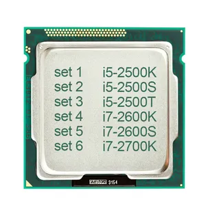 热卖核心i5-2500K i5-2500S i5-2500T i7-2600K i7-2600S i7-2700K 3.5GHz台式机CPU处理器LGA1155