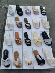 Ciabatte da <span class=keywords><strong>donna</strong></span> Sunborn con punta aperta, eleganti sandali da spiaggia con fibbia e soletta in PU per l'estate e l'inverno - Product Image 5
