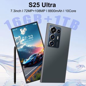 Teléfono Inteligente S25 Ultra 5G <span class=keywords><strong>de</strong></span> 6.8 Pulgadas HD, CPU <span class=keywords><strong>de</strong></span> Doble Núcleo, Android Última Versión, Doble SIM, Versión Global, Usado - Product Image 3