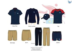 कस्टम छात्र लड़की निजी माध्यमिक स्कूल ट्रैक सूट बच्चों को निर्धारित करता है स्कूल वर्दी ट्रैकसूट - Product Image 4