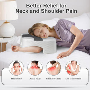 Oreiller orthopédique en mousse à mémoire de forme ergonomique pour le soulagement de <span class=keywords><strong>la</strong></span> douleur au cou et aux épaules (OEM) Vente en gros - Product Image 6