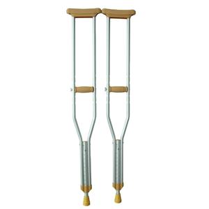 Muletas Axilares KS de Aleación de Aluminio, Altura Ajustable, Antideslizantes, para Rehabilitación y Uso Doméstico - Product Image 1