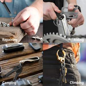 أدوات متعددة الاستخدامات 4 في 1 للرجال على شكل مفك براغي مع سلسلة مفاتيح، هدايا عيد الميلاد للأب والزوج والأصدقاء - Product Image 5