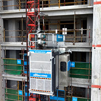 Monte-charge à double cage DAHAN 2000KG/2 tonnes SC200/200 0-40/50/60m/min Système électrique Schneider Certifié ISO CE GOST