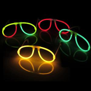 Populares Barras Luminosas con Forma de Gafas para Niños y Adultos, de Plástico de Color Personalizado, para el <span class=keywords><strong>A</strong></span>ño Nuevo Chino, Navidad y Halloween - Product Image 1