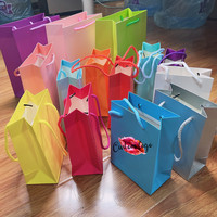 Embalaje de pestañas bolsa de pestañas Linda bolsa de logotipo privado con asa Paquete de pestañas de visón bolsas de pestañas
