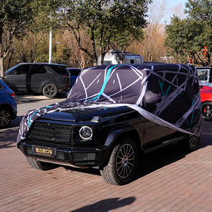 Cubierta <span class=keywords><strong>de</strong></span> coche plegable para exteriores RP003 <span class=keywords><strong>de</strong></span> gama alta personalizada, impresión uno a uno, Spandex súper elástico, suave al tacto - Product Image 5