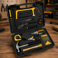 Boîte à outils manuelle en acier au carbone, support ODM OEM, personnalisation, vente directe d'usine, mallette de rangement portable pour outils et quincaillerie pour l'automobile