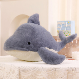 Nhà máy OEM ODM tùy chỉnh cá mập sang trọng Búp bê thú nhồi bông đồ chơi ném gối động vật biển thú nhồi bông lớn ôm gối sang trọng búp bê - Product Image 6