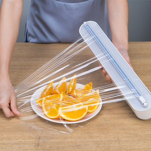 Professional PlasticWrap Cutter Food Freshness Wraptastic Dispenser Cling Film Cutter plastic wrap dispenser