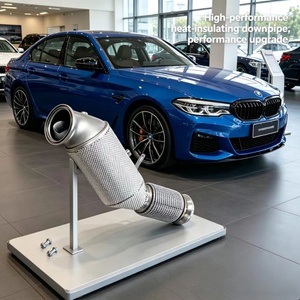 Tubo de Escape Aislado de Acero Inoxidable para BMW Serie 3 F30 F35 316i/ 318i/ 320i/ 328i/ 330i B48 N20 con Catalizador - Product Image 1