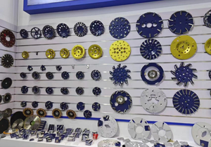 แผ่นเจียรเพชร HTC ขายดี บล็อกขัดแบบเปลี่ยนเร็ว หัวเจียรแบบสองหกเหลี่ยม สำหรับเครื่องเจียรคอนกรีต - Product Image 6