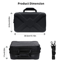 Vente en gros d'étuis de transport rigides en EVA de haute qualité pour console de jeu PS5 Slim, sac de transport portable de protection pour PS5 Portal