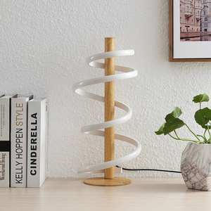 โคมไฟตั้งพื้นแบบตรงทันสมัยพร้อมการป้องกันดวงตาอย่างเต็มที่โคมไฟคลื่นมุมสำหรับห้องนั่งเล่นหรือห้องนอน - Product Image 6